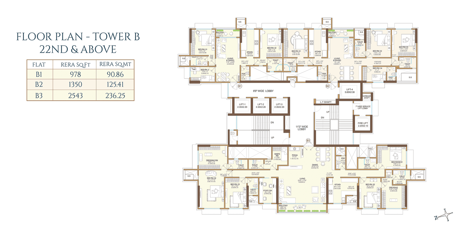 Tower B-Floor Plan